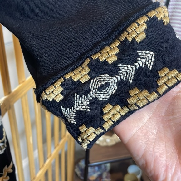 JOHNNY WAS Embroidered ARALYN COAT Raw Seamed Coat Cardigan - Picture 7 of 11